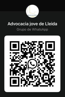 WhatsApp Advocacia jove de Lleida